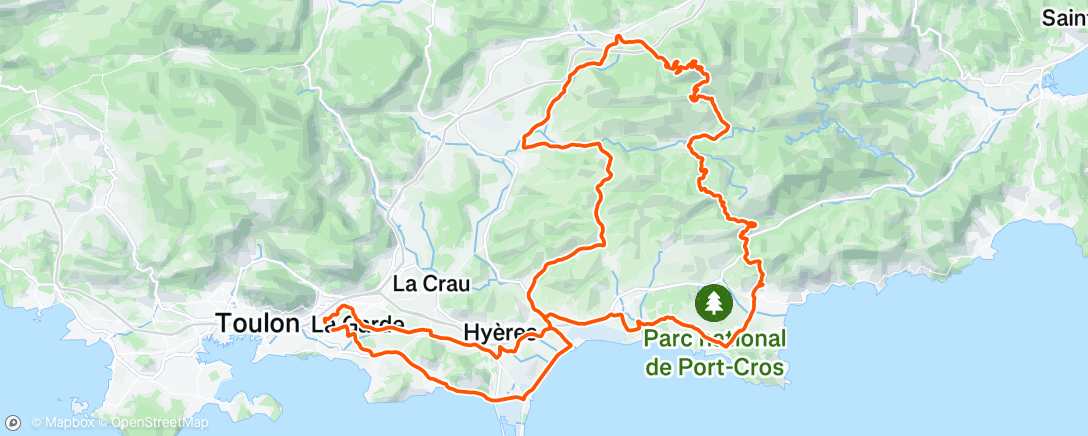 Map of the activity, 2025-07-13Ride