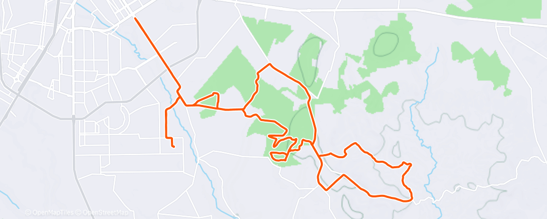 Map of the activity, Pedalada em mountain bike elétrica matinal
