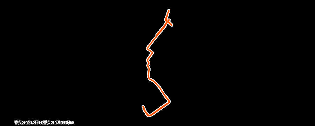 Map of the activity, Spaziergang am Nachmittag