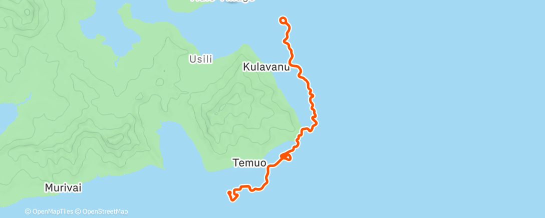 Map of the activity, Zwift