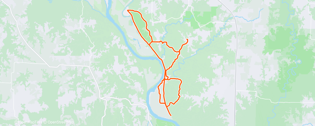 Map of the activity, Morning Ride