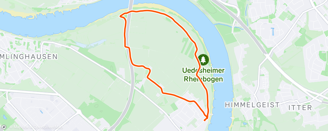 Map of the activity, Mittagswanderung