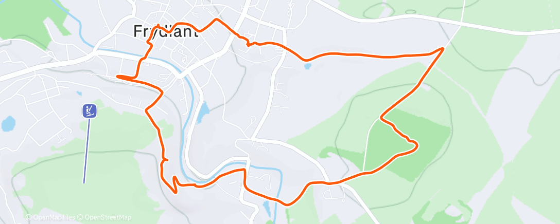 Map of the activity, Prochajda Vánoční