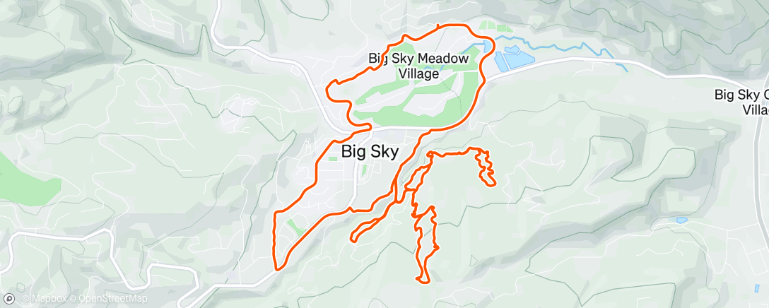 Map of the activity, South Fork, Uplands & Hummocks