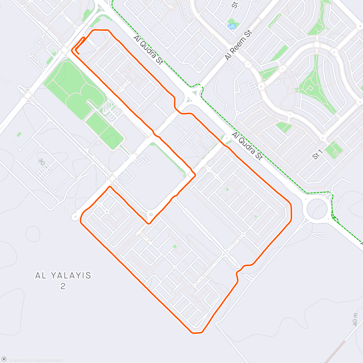 Карта физической активности (Jogging with Hossam)