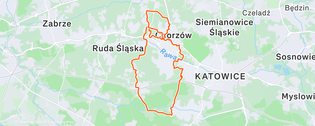 Map of the activity, Morning & Afternoon Ride