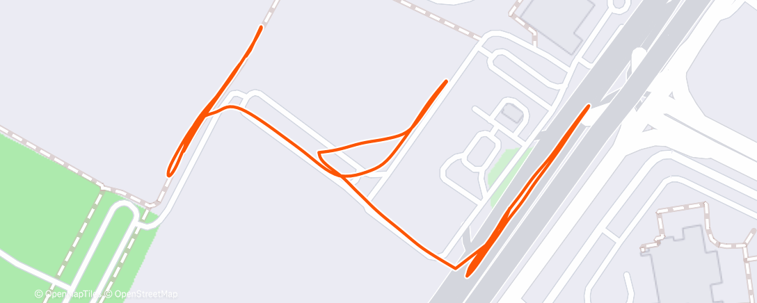 Map of the activity, Morning Run