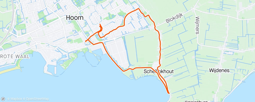 Map of the activity, Lidl ride