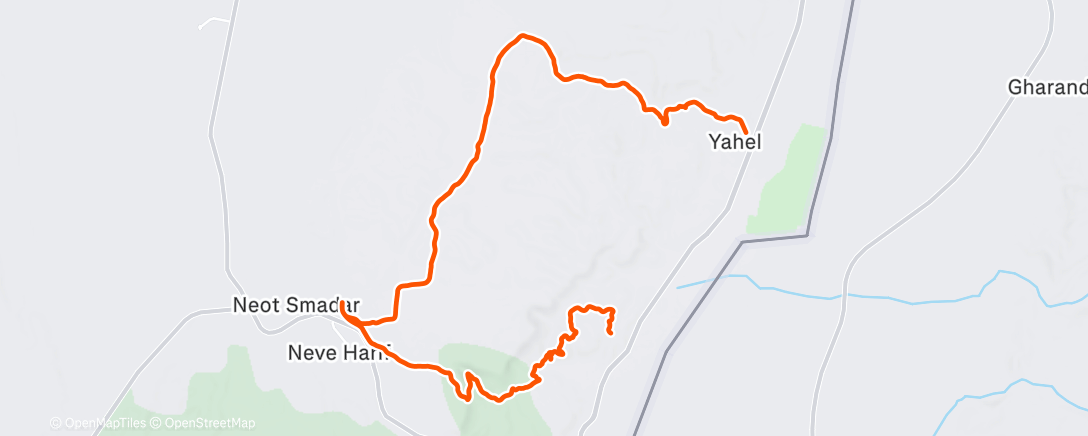 Map of the activity, סובב יהל