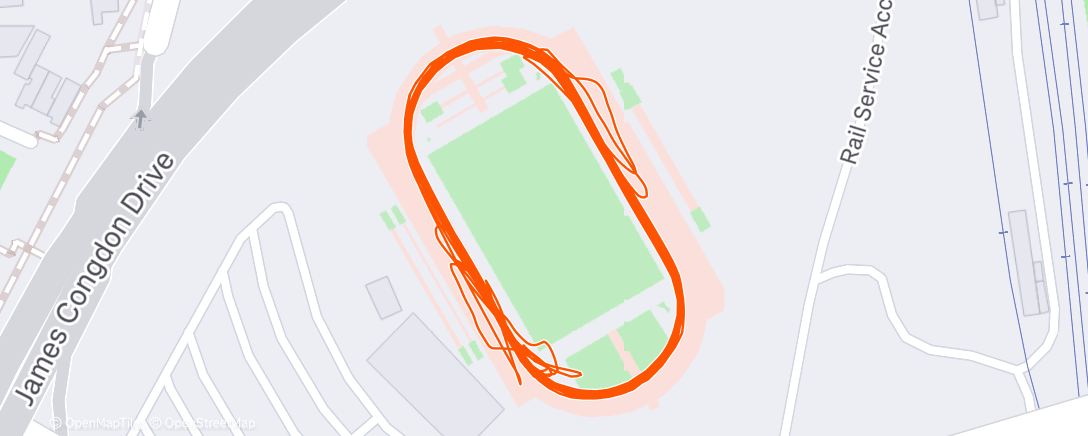 Map of the activity, Bailey’s Run 2025
