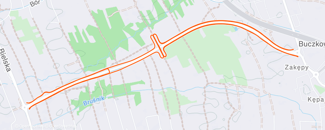 Карта физической активности (Afternoon Run)