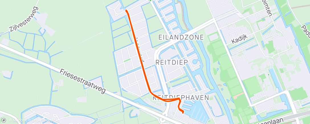 Map of the activity, Boodschapje