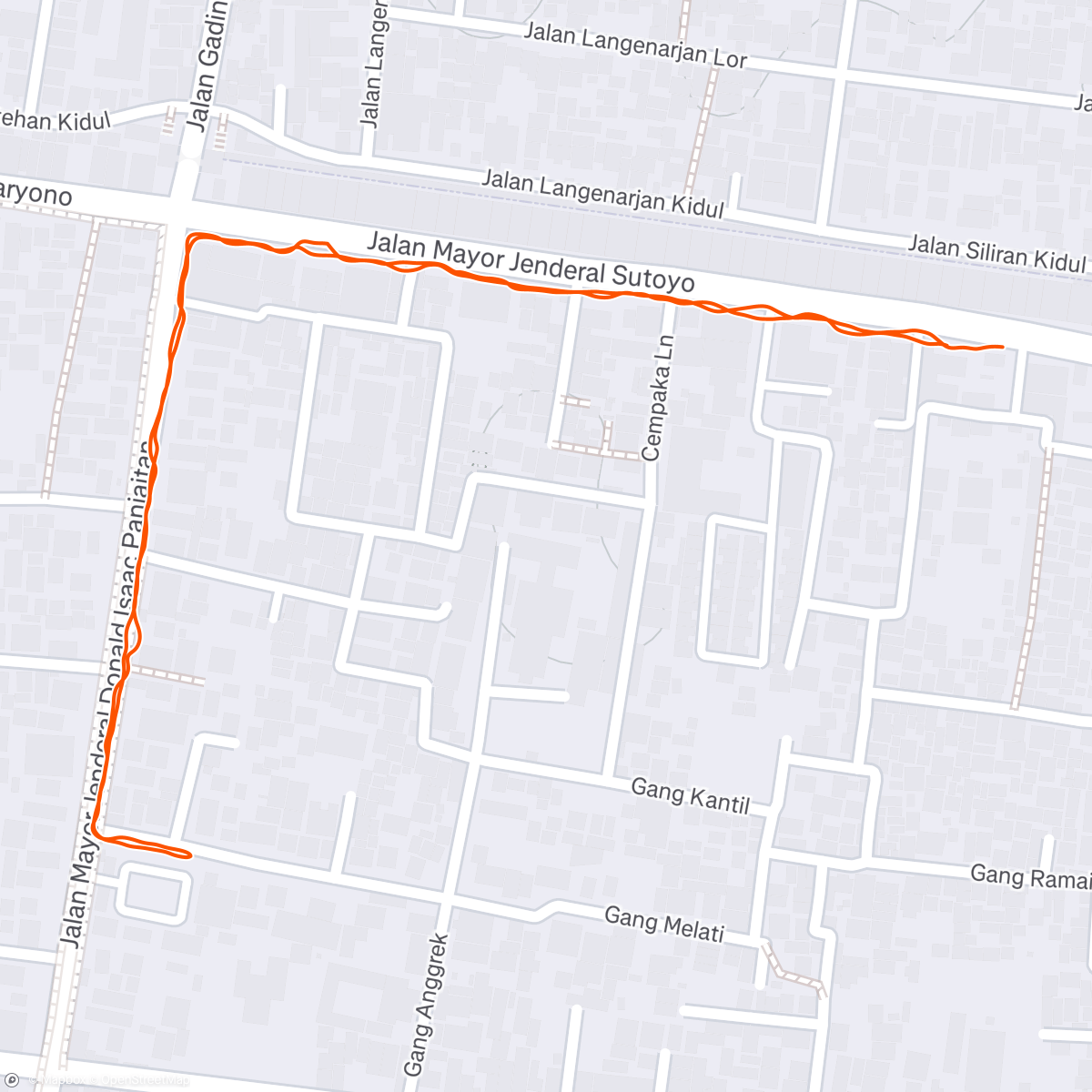 Map of the activity, 16 Oktober 2024