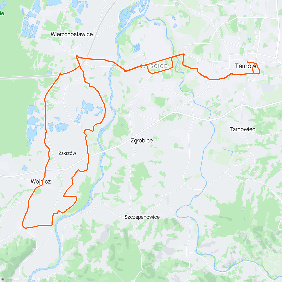 Map of the activity, Ucieczka przed ⛈️⚡️💦