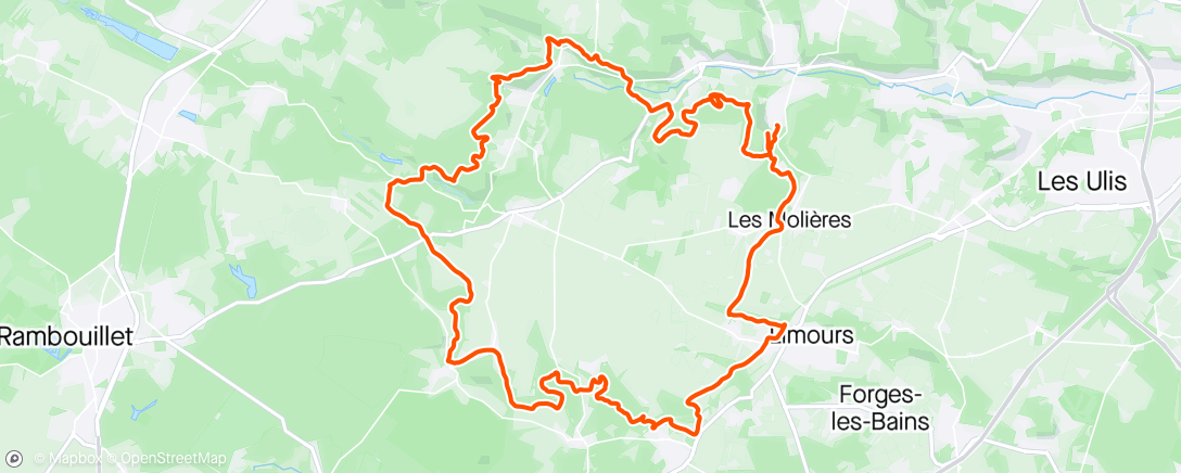 「Morning Mountain Bike Ride」活動的地圖