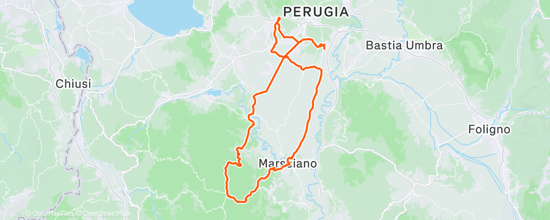 Map of the activity, Morning Ride