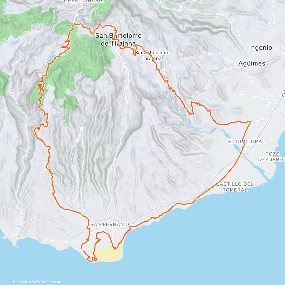Map of the activity, Coers GC🇪🇸 dia 3️⃣