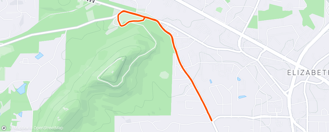Map of the activity, Kennesaw Park