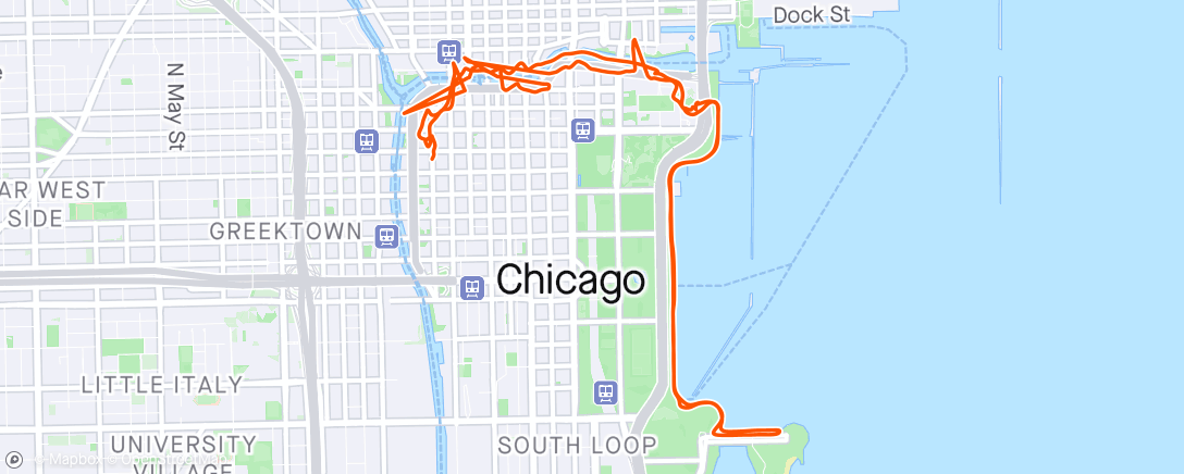 Mapa da atividade, Chicago 🫘
