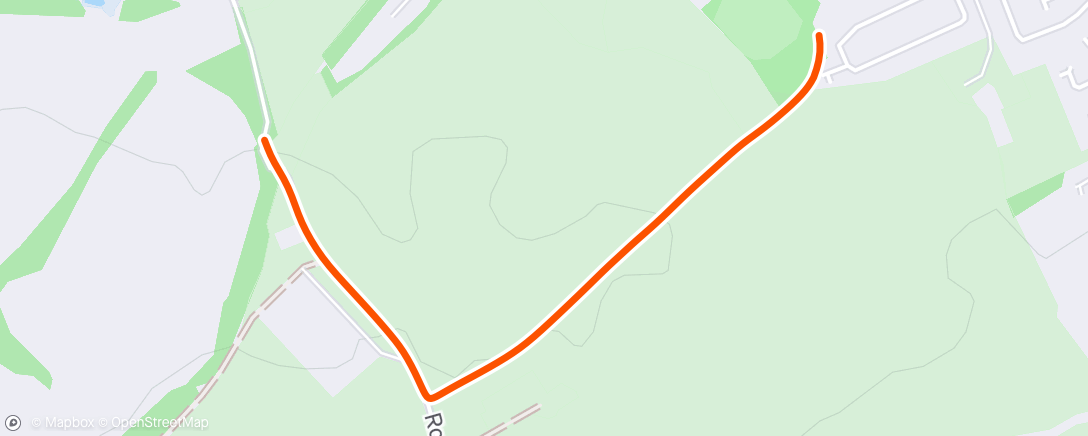 Map of the activity, Morning Run