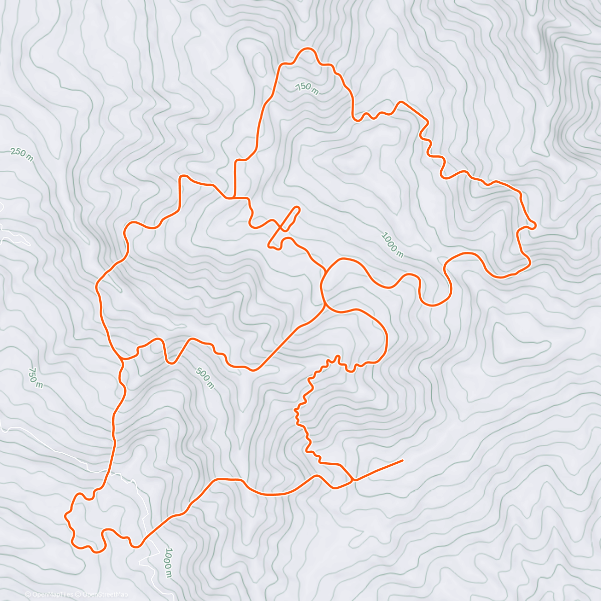 Map of the activity, Zwift - France