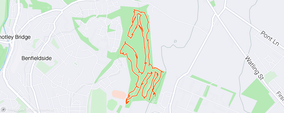 Map of the activity, Golf with Jules 🏌️‍♂️