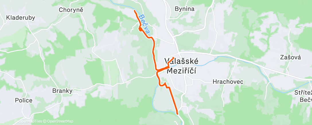Map of the activity, Kolce skate, nejlepší varianta, když není sníh,ze zkušenosti vím, že je to lepší než se drbat na 300 metrech