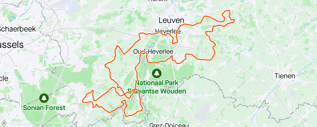 Map of the activity, Clubrit Brabantse Pijl Cyclo 🚴‍♂️👌