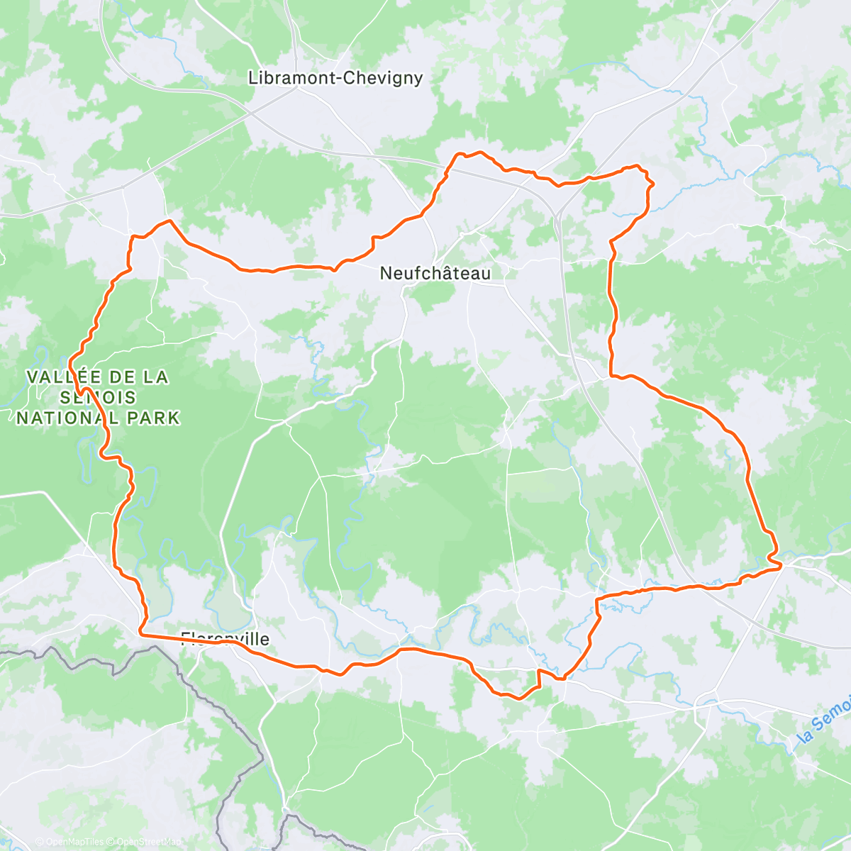 Map of the activity, Décrassage