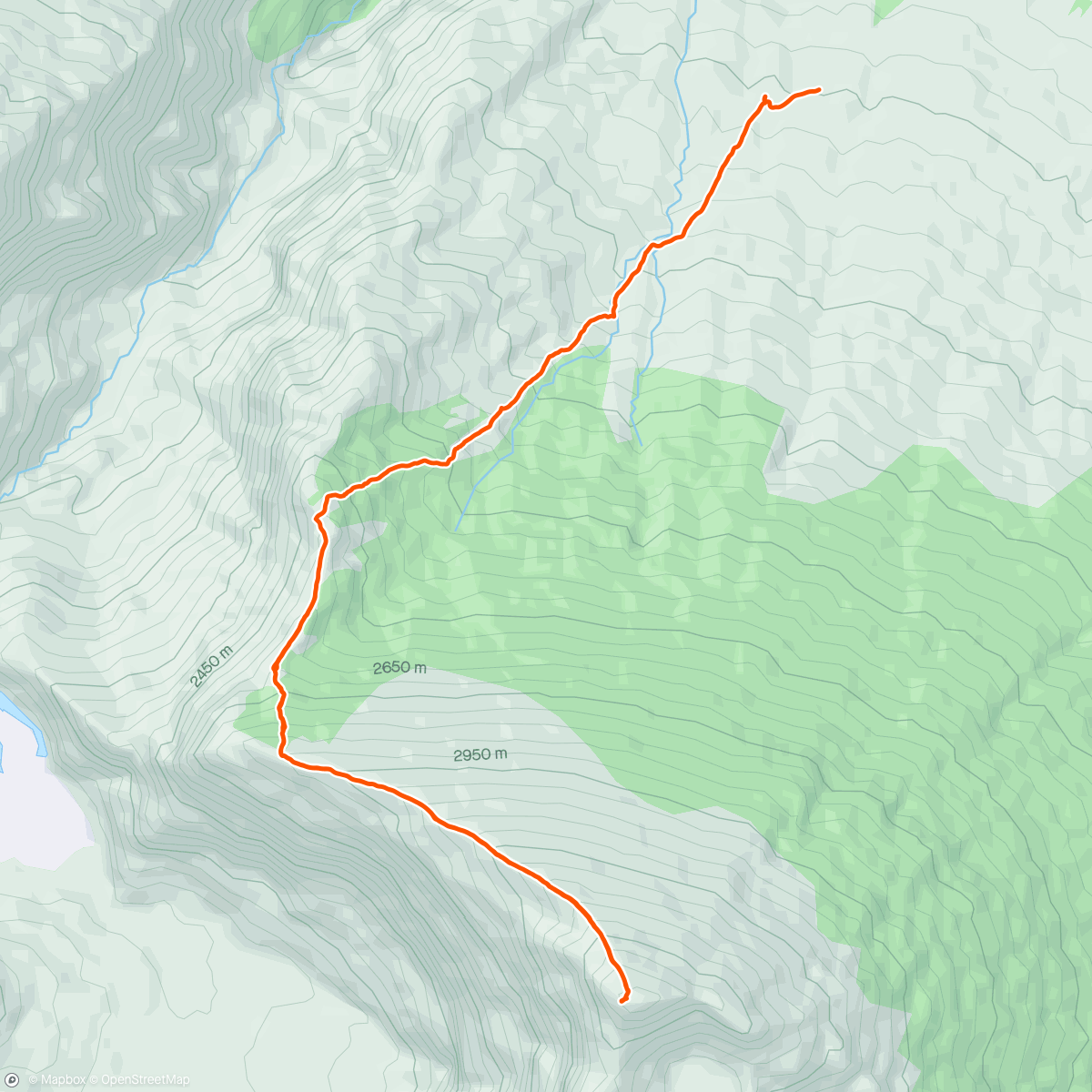 Map of the activity, Climbing Mount Rinjani - Day 2