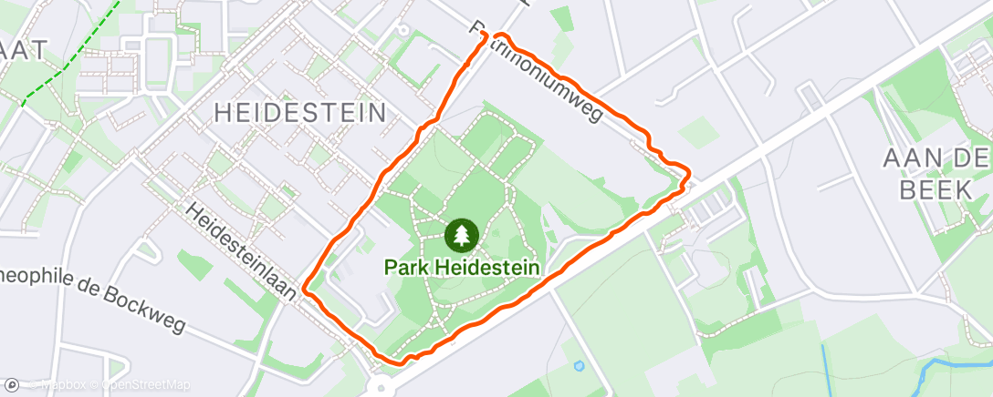 Map of the activity, Restday bedtime 🌛🐕
