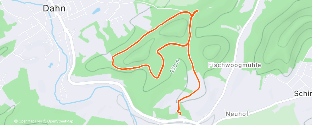 Map of the activity, Weihnachts Buggl Sprint
