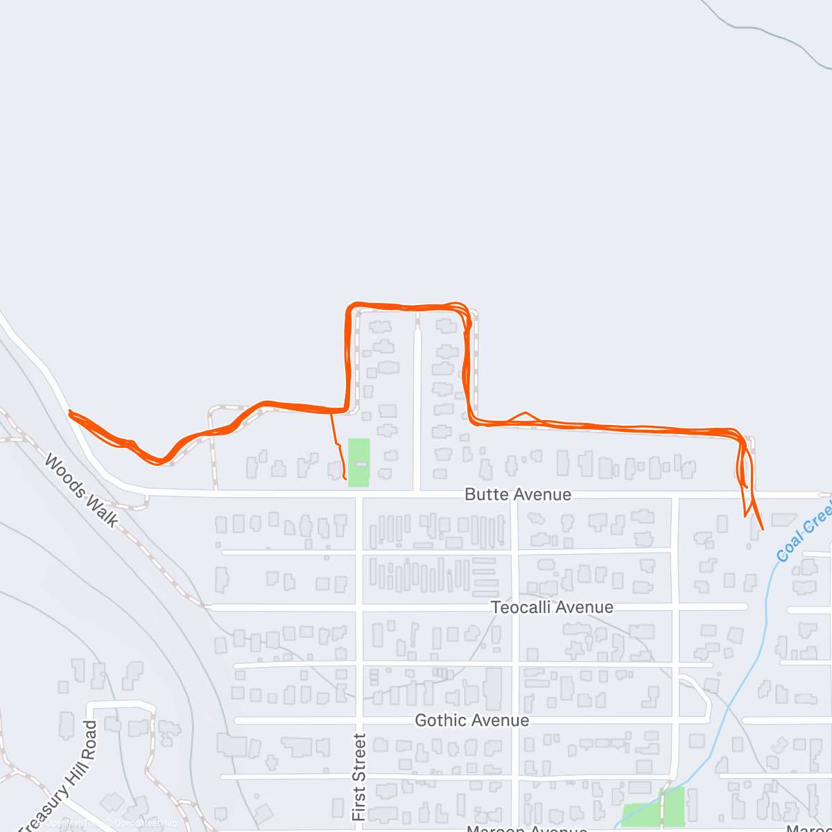 Map of the activity, Free nordic