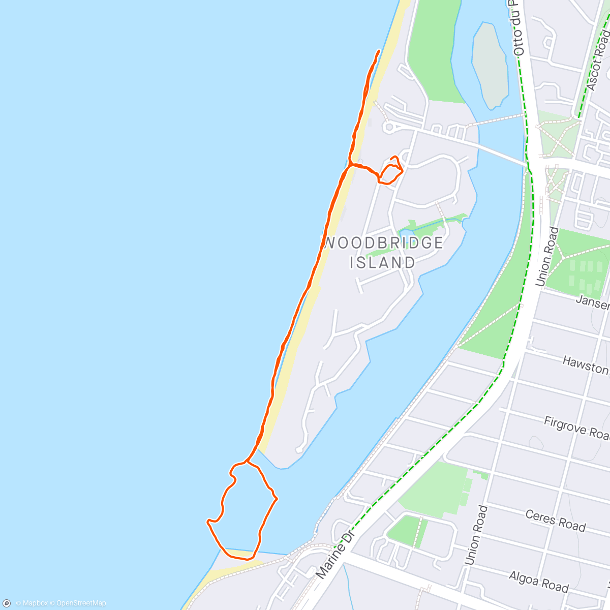 Map of the activity, Morn’ Walk in honour of Kobus rest in peace my 🚴🏻‍♂️ friend 😞