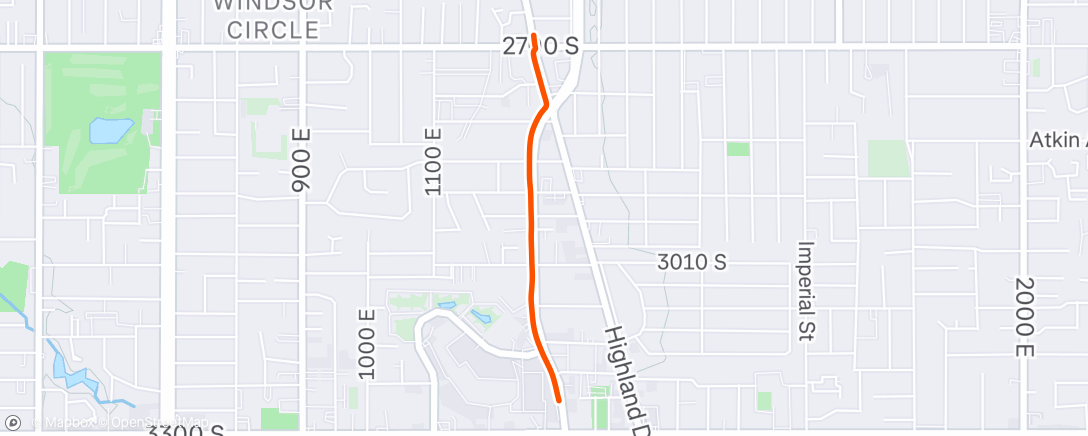 Map of the activity, Afternoon Walk