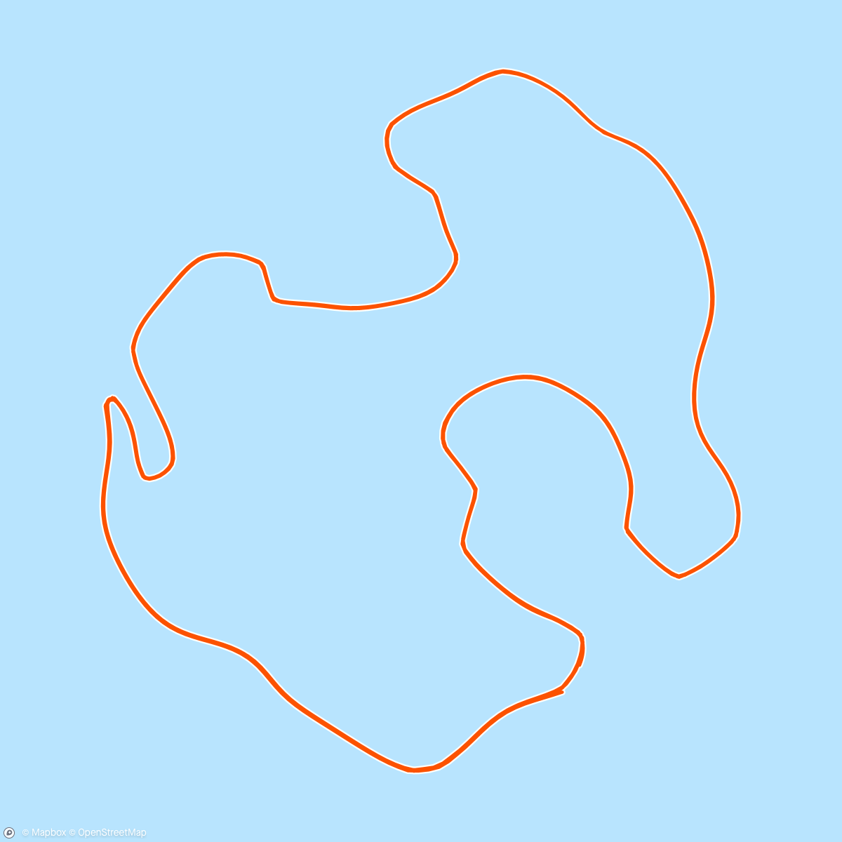 Map of the activity, Zwift - Pacer Group B: Volcano Circuit in Watopia