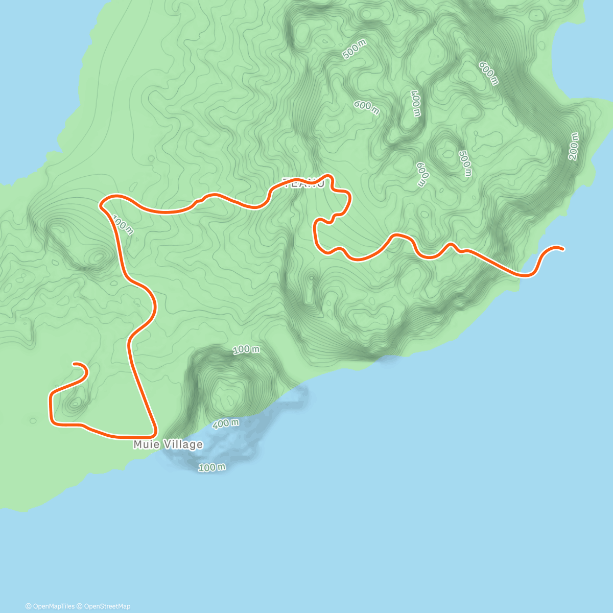 Map of the activity, Zwift - Triple Flat Loops in Watopia