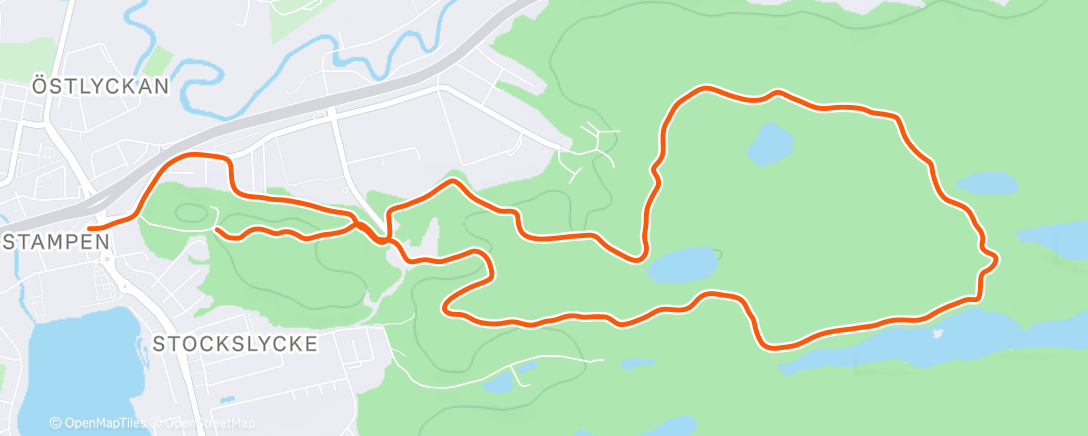 Map of the activity, Morning Trail Run🐕🏃