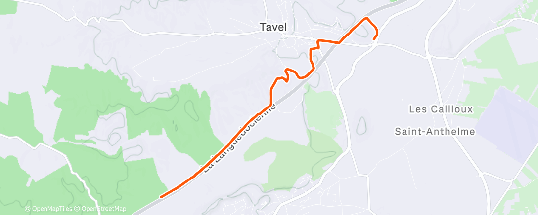 Карта физической активности (Carrera de montaña a la hora del almuerzo)