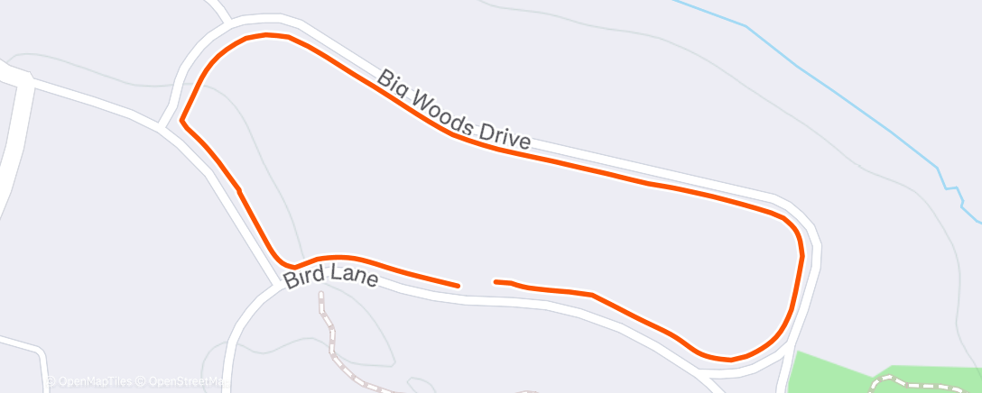 Map of the activity, Evening Walk