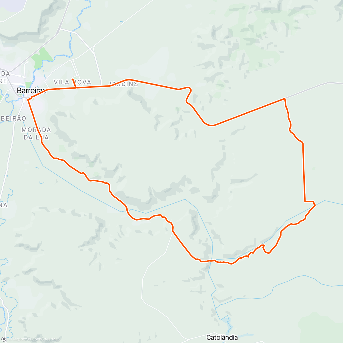 Map of the activity, Giro do domingo