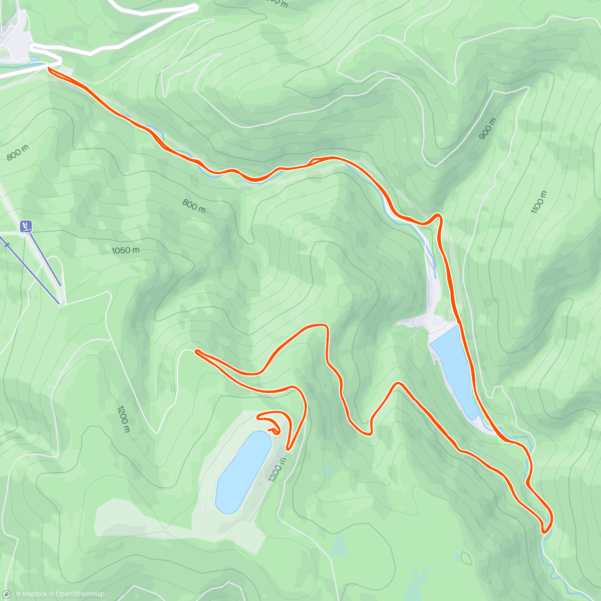 Map of the activity, CX - Dlouhé Stráně climb ⛰️🏞❄️