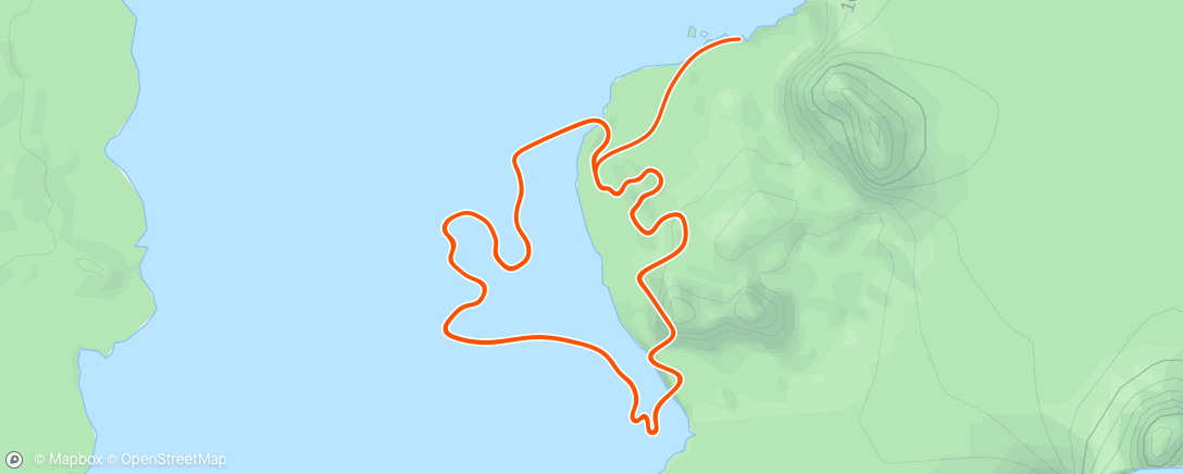 Map of the activity, Zwift - Group Ride: Amersham RCC Winter Series (Bonus Race) (E) on Seaside Sprint in Watopia. Fun 🥵🥵🥵