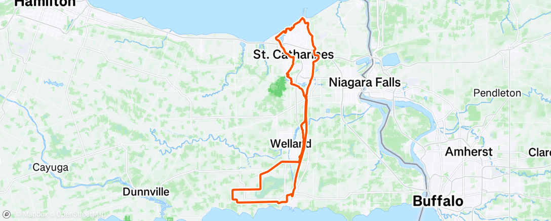 Map of the activity, Morning Ride