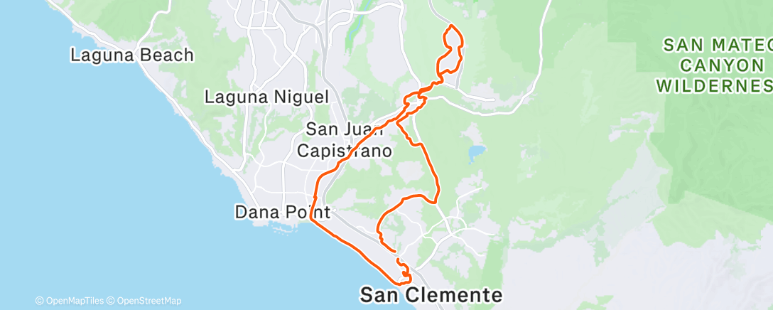 Map of the activity, Lunch Ride sweet spot