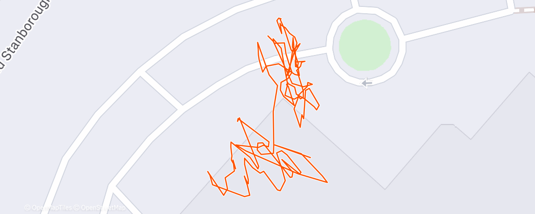 Map of the activity, Lunch Walk