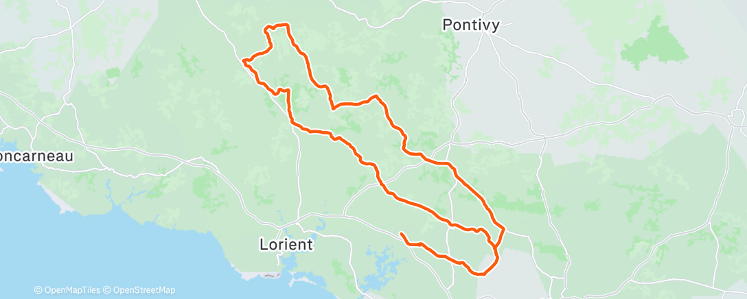 Mappa dell'attività Sortie le matin