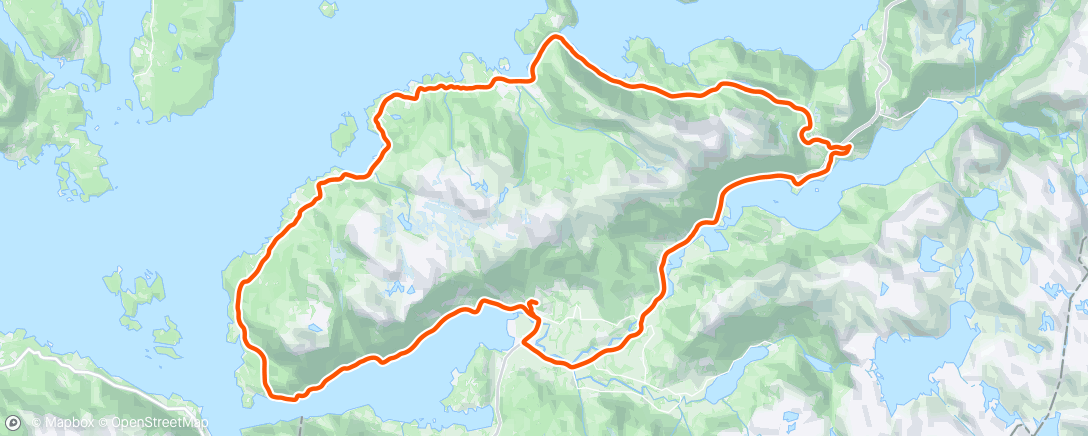 Карта физической активности (Skånevik)