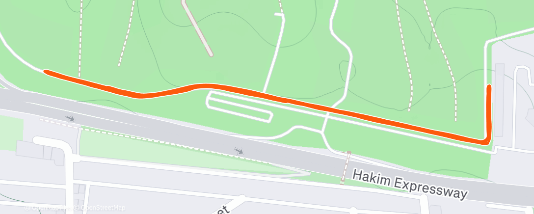 Карта физической активности (Afternoon Run)