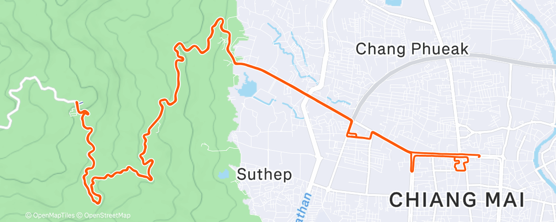 Map of the activity, Morning Ride